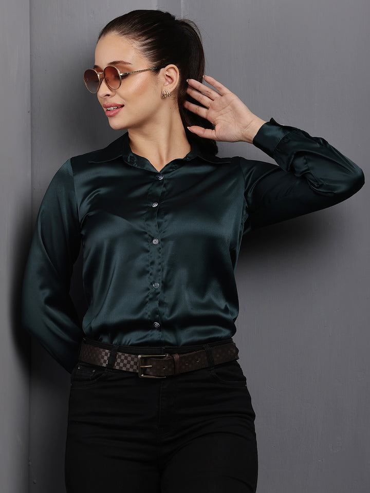 TUSHITA SUMMER CASUAL SATIN SHIRT