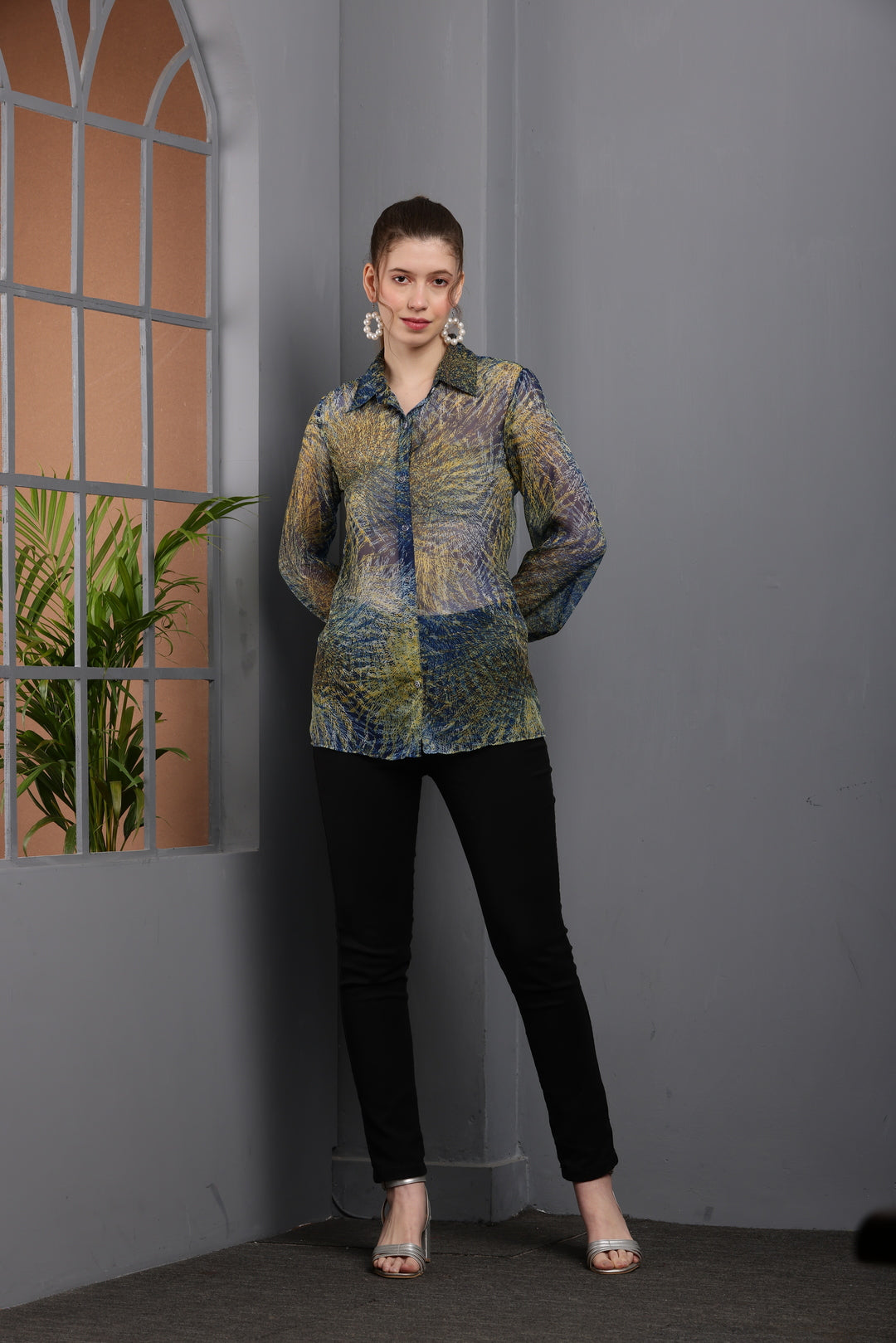 TUSHITA SUMMER CASUAL PRINTED SHIRT