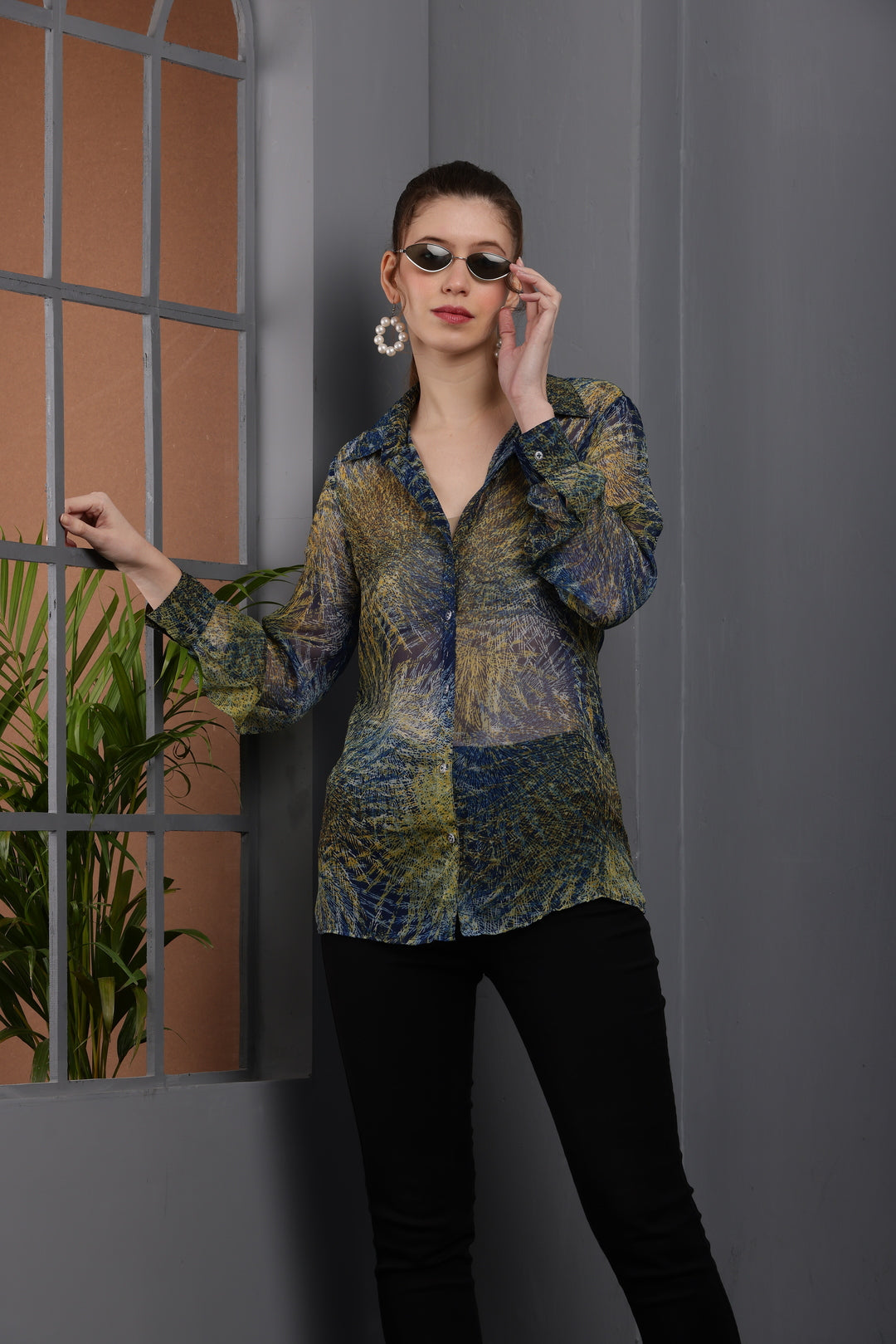 TUSHITA SUMMER CASUAL PRINTED SHIRT