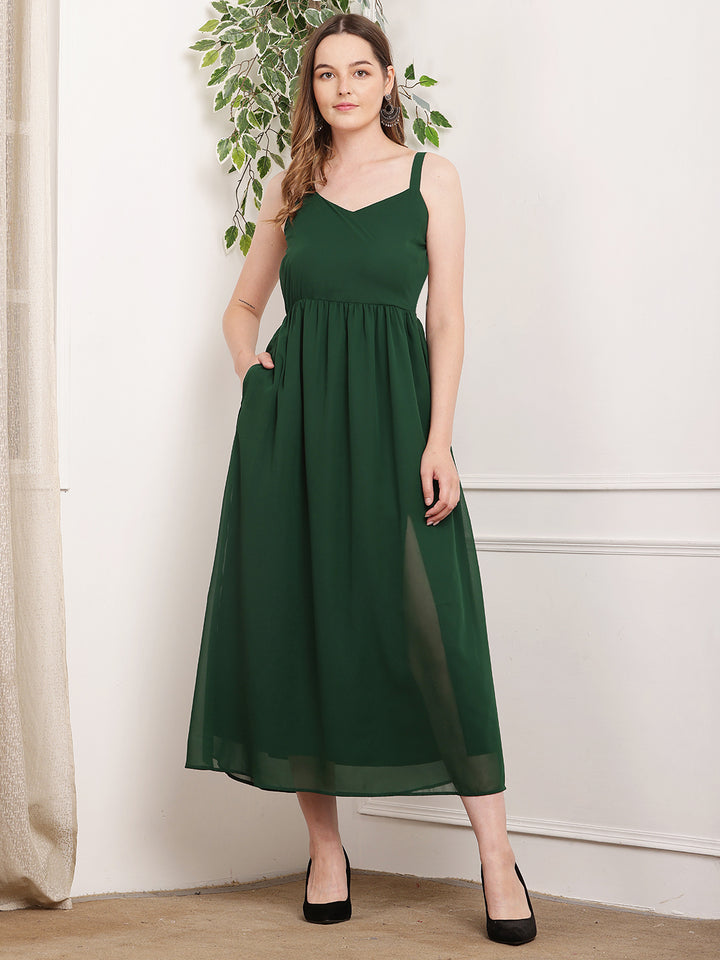 Tushita Fit and Flare Maxi dress