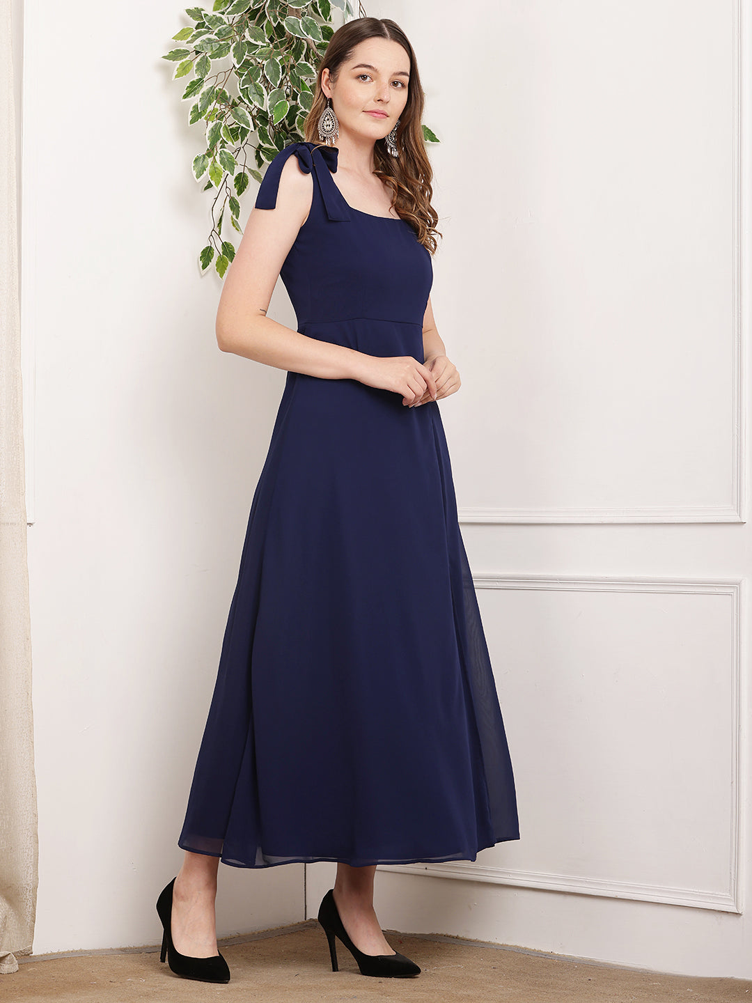 Tushita maxi length flowy summer party dress