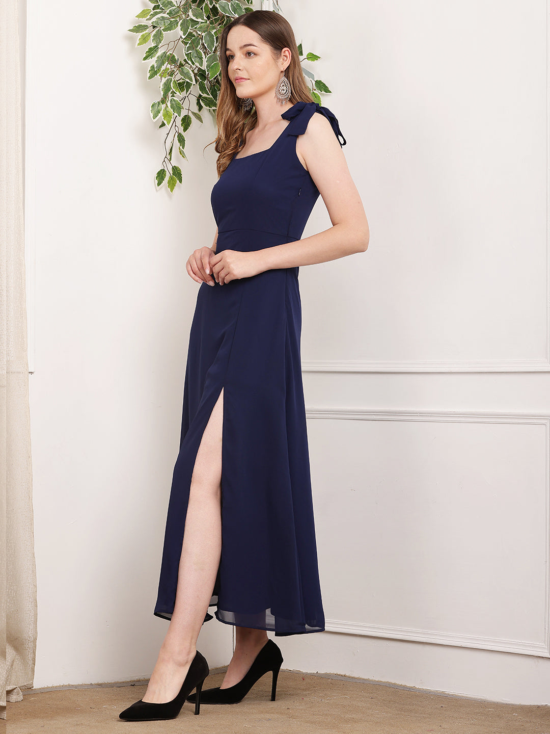 Tushita maxi length flowy summer party dress