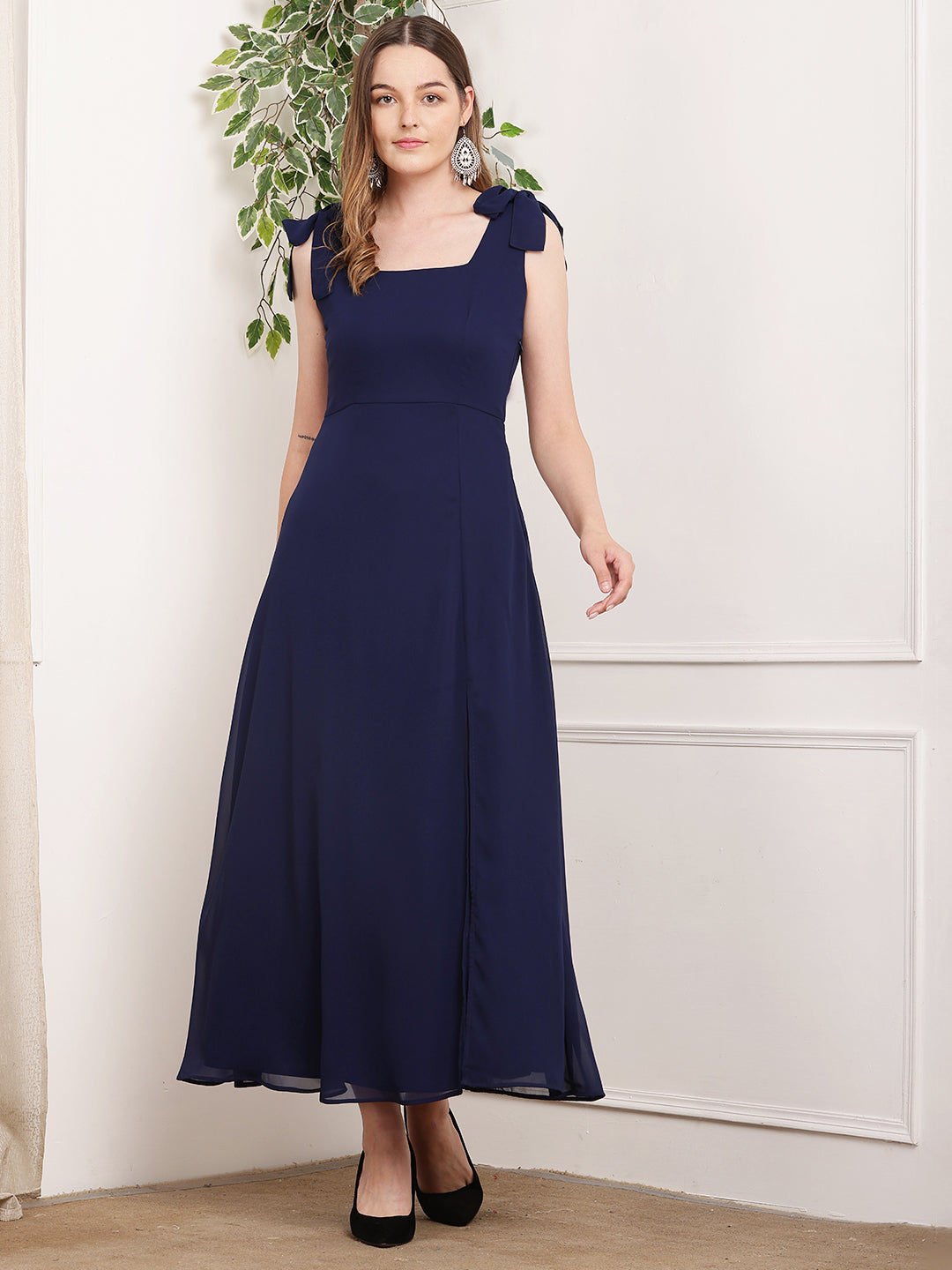 Tushita maxi length flowy summer party dress