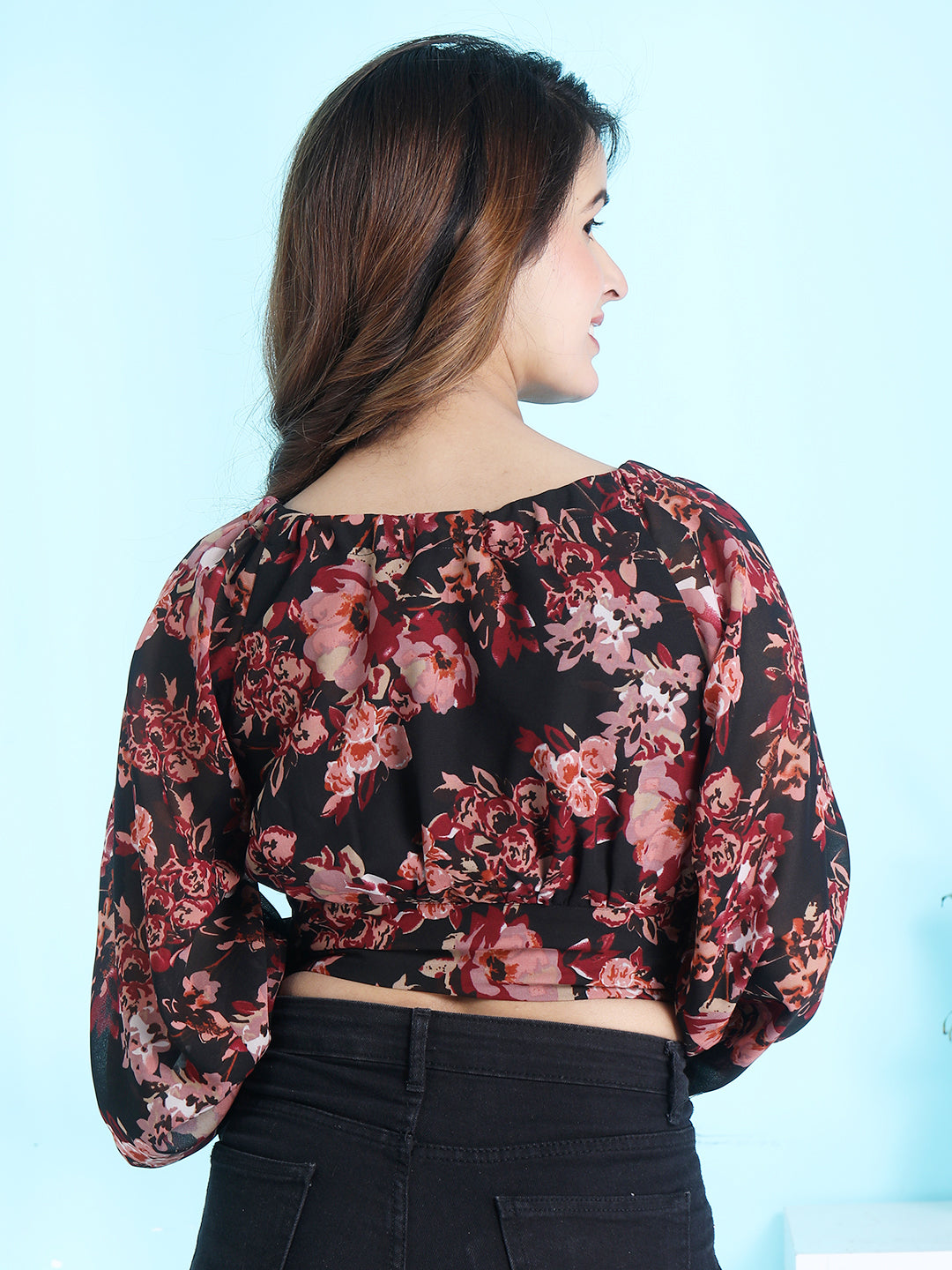 Printed Crop Top