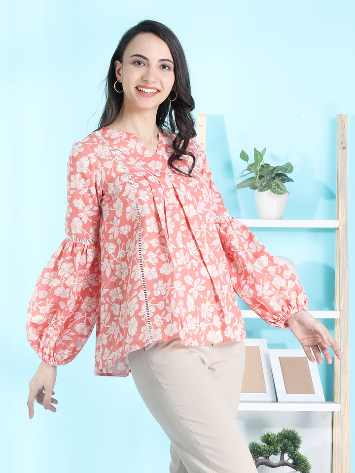 MARGRET PLEATED BLOUSE