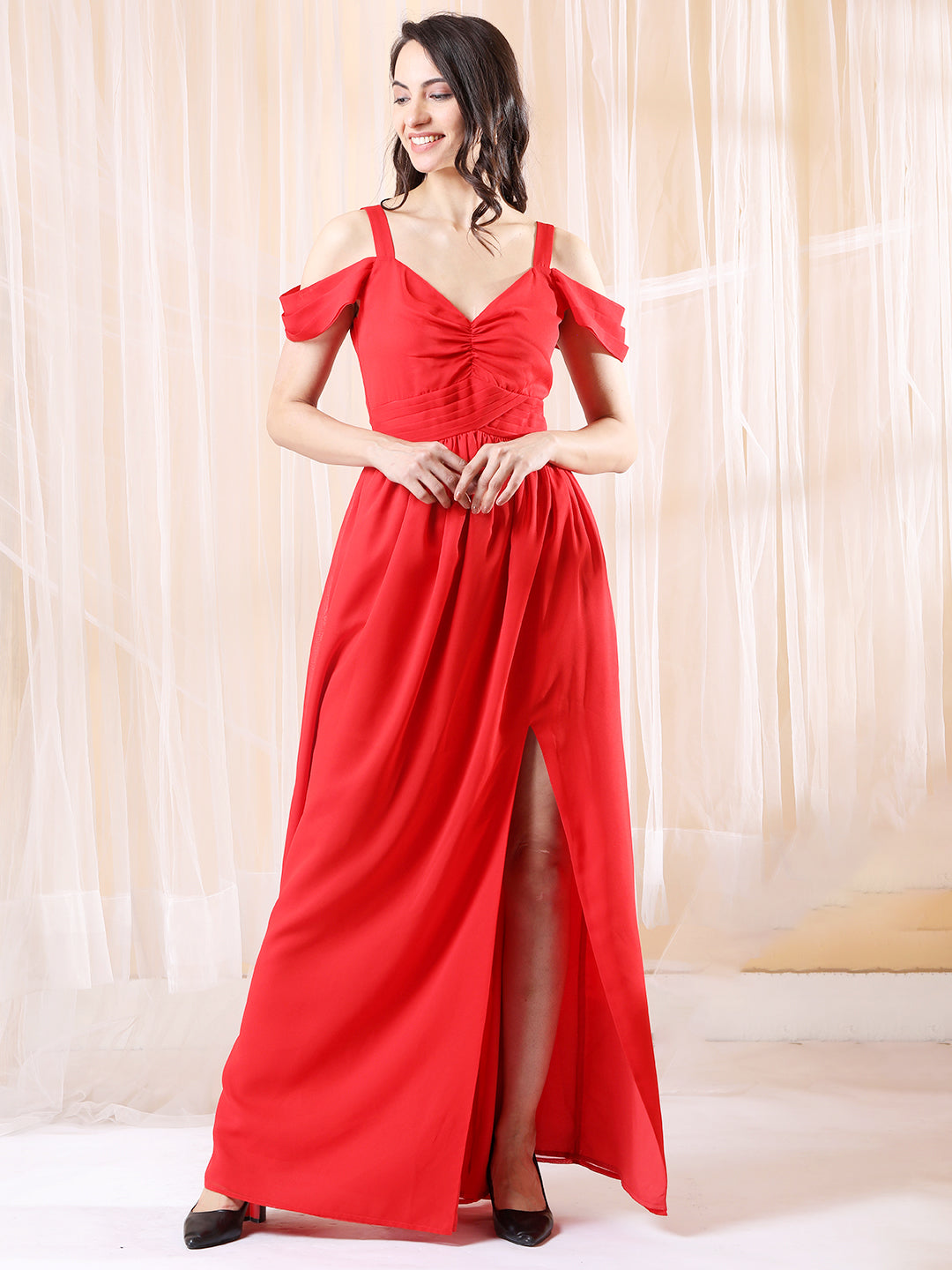 Pleated Gown