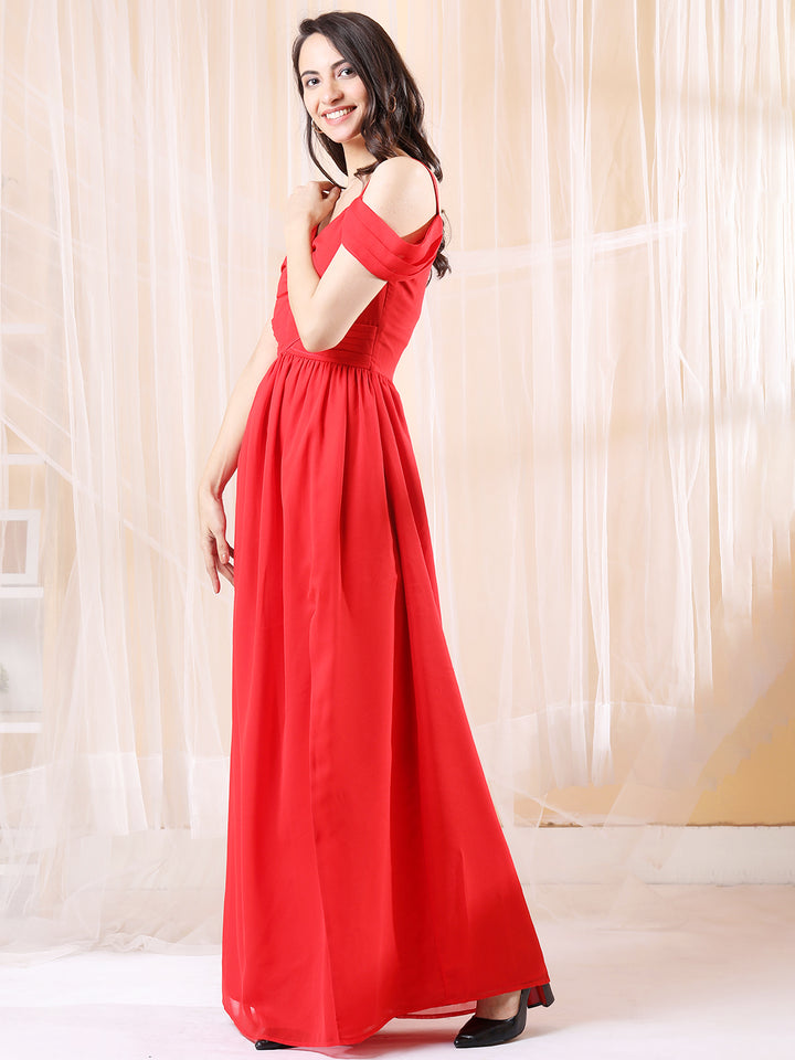 Pleated Gown