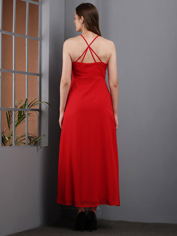 Tushita maxi length flowy summer party dress