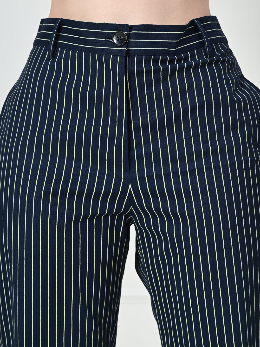 TUSHITA FORMAL STRIPE STRAIGHT FIT TROUSER FOR SUMMER