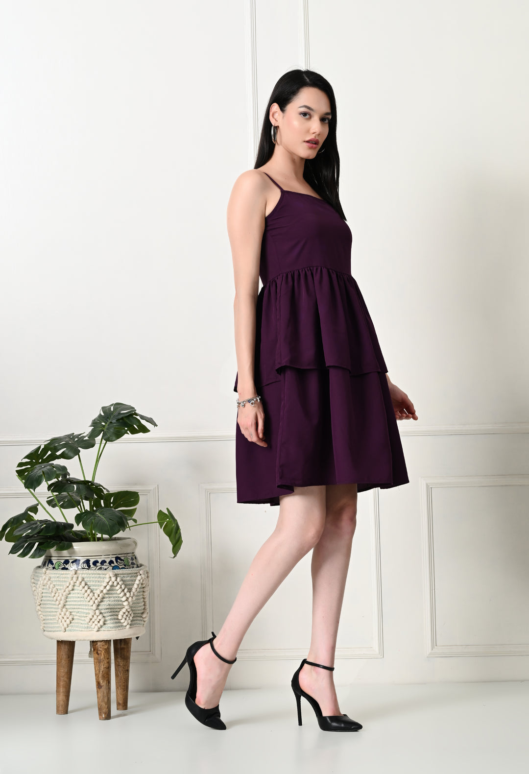 Tushita summer casual layered frill dress