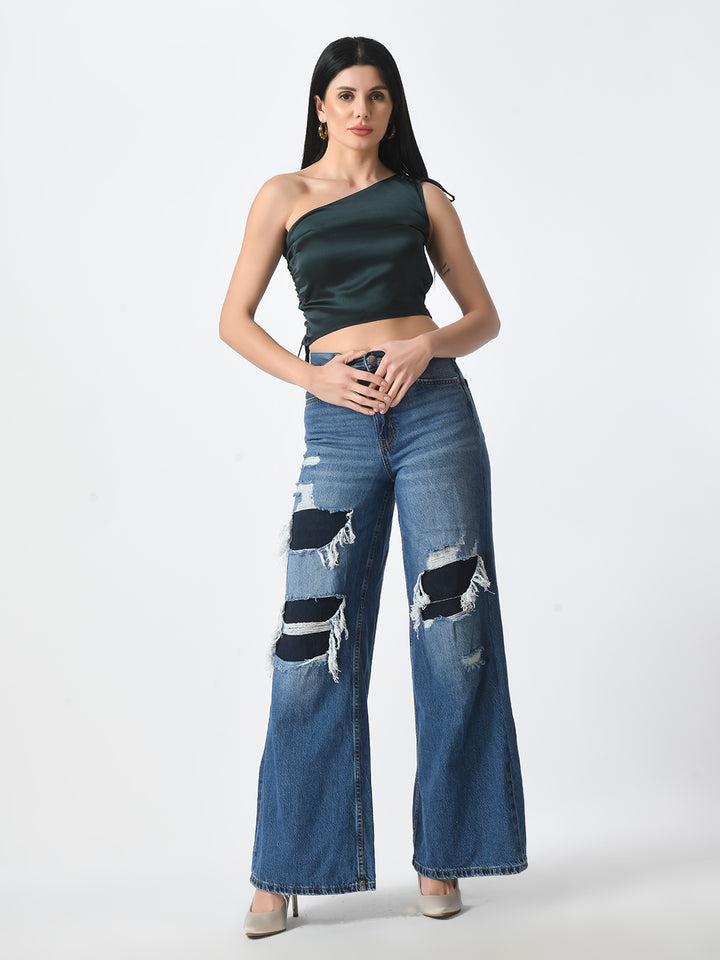 Jessa Off Shoulder Crop Top