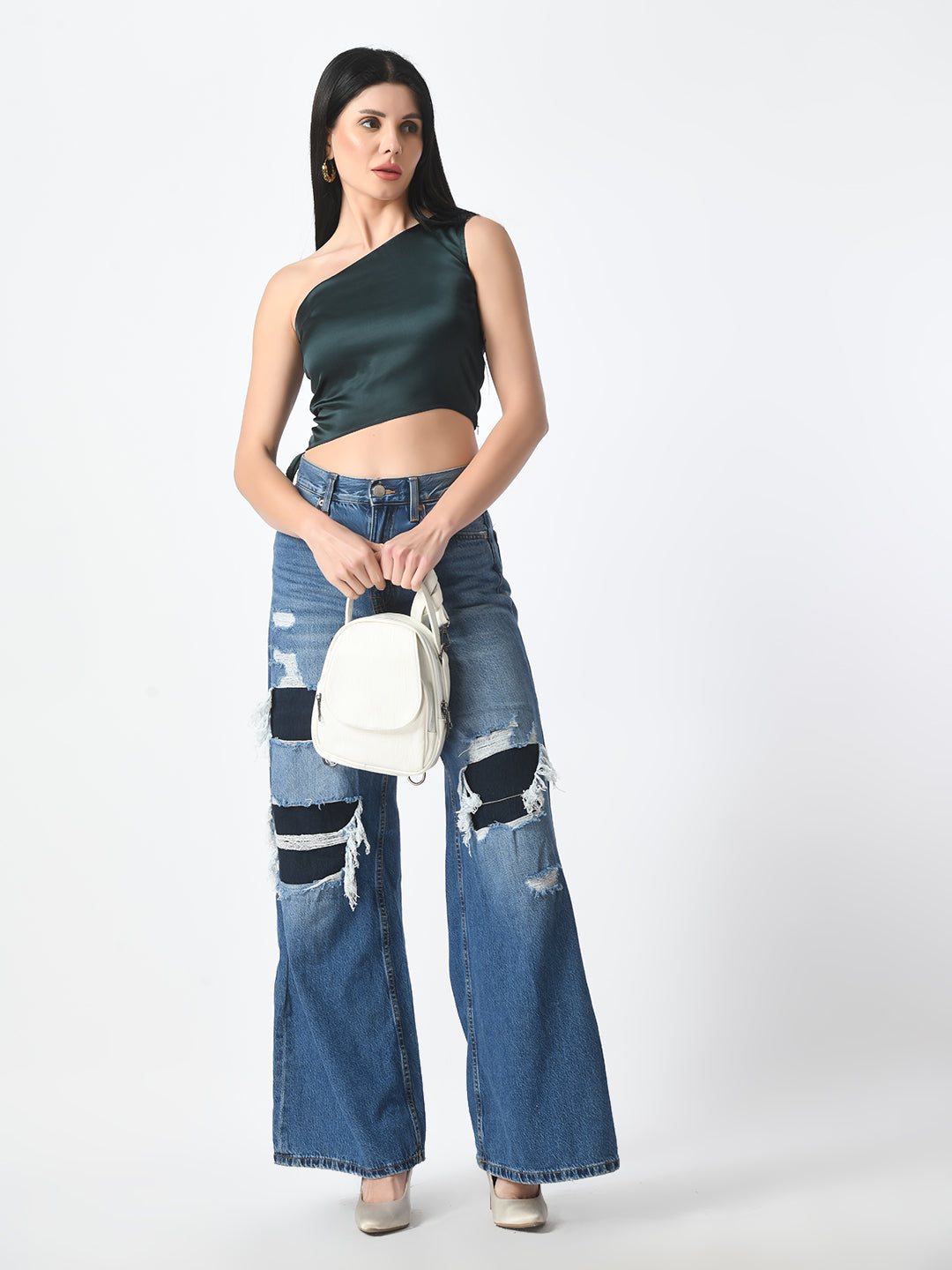 Jessa Off Shoulder Crop Top