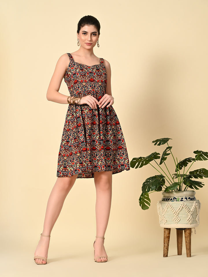 Tushita Women Bohemian Floral Printed Dress