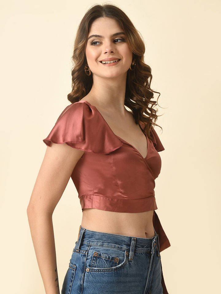 Danielle Wrap Top