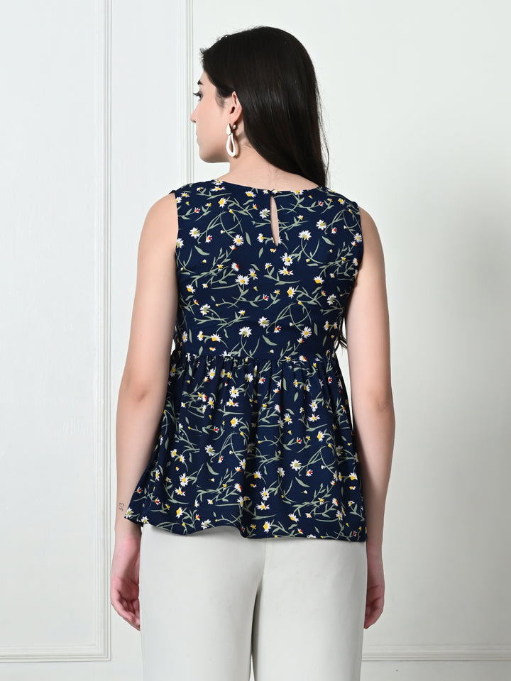 Tushita Floral print Casual Summer Top