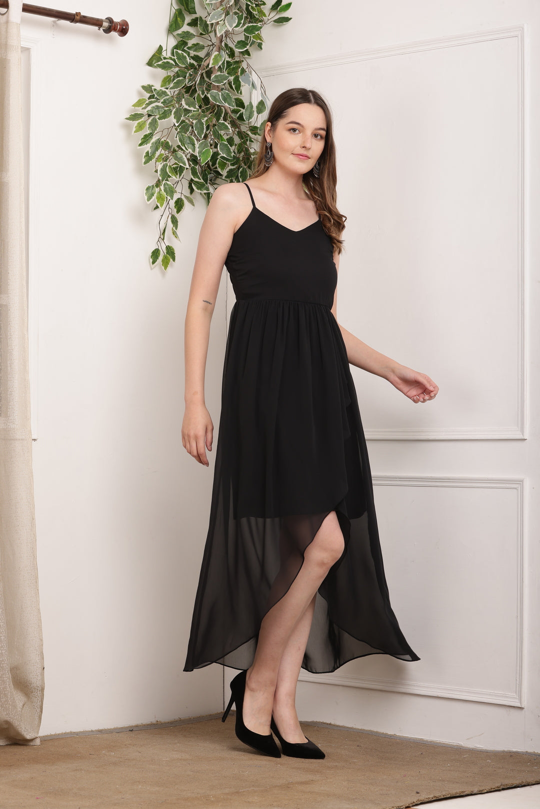 Tushita Asymmetrical flare romantic summer occassional party dress