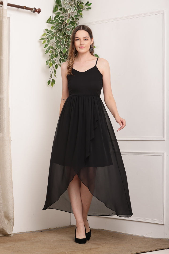 Tushita Asymmetrical flare romantic summer occassional party dress